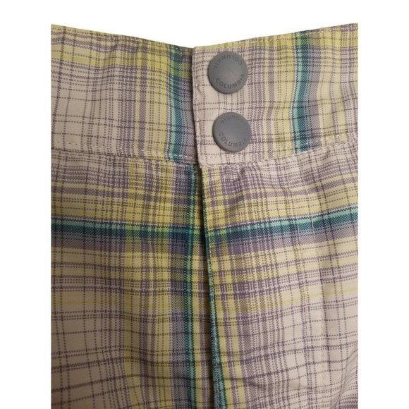 Columbia Mens Sz 36W 10L Omni-Shade Sun Protection Shorts Multicolor Flat Front - Picture 4 of 6